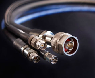 RF koaxiální kabel a RF konektor